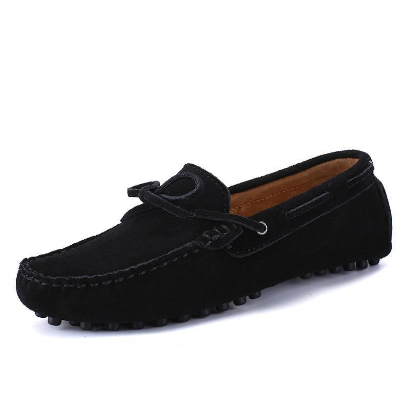 Brand Big Size Cow Suede Genuine Leather Men Flats 2022 New Men Casual Shoes High Quality Men Loafers Moccasin Driving Shoes