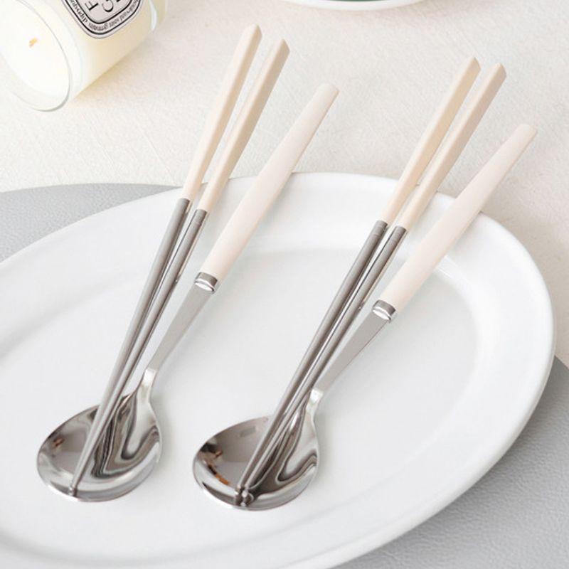 Kamomekitchen Pastel Cutlery Set in 4 Colors