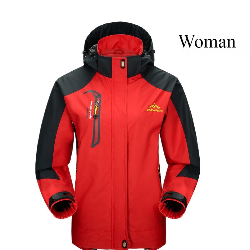 Utendørs hardshelljakke for par Enkeltlags sportsklær for menn og kvinner Tynn vindtett og vanntett