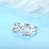 S925 Sterling Silver Infinite Heart-shaped Zircon Rings for Women Forever Love Ring Fine Jewelry Gift