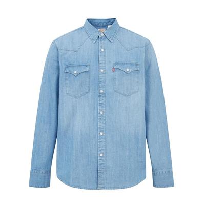 Men's American Street Casual Denim Shirt Jacket 85744