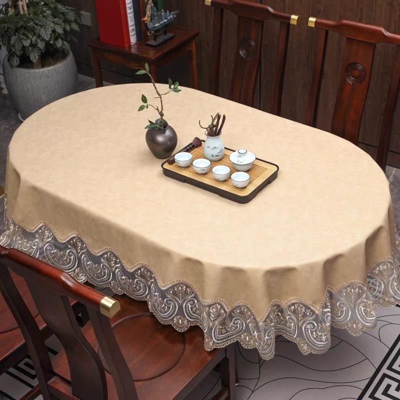 European Style Tablecloth Oval Lace Table