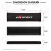 Car Stickers Seat Belt Ornaments Shoulder Protectors in the car For toyota GR SPORT