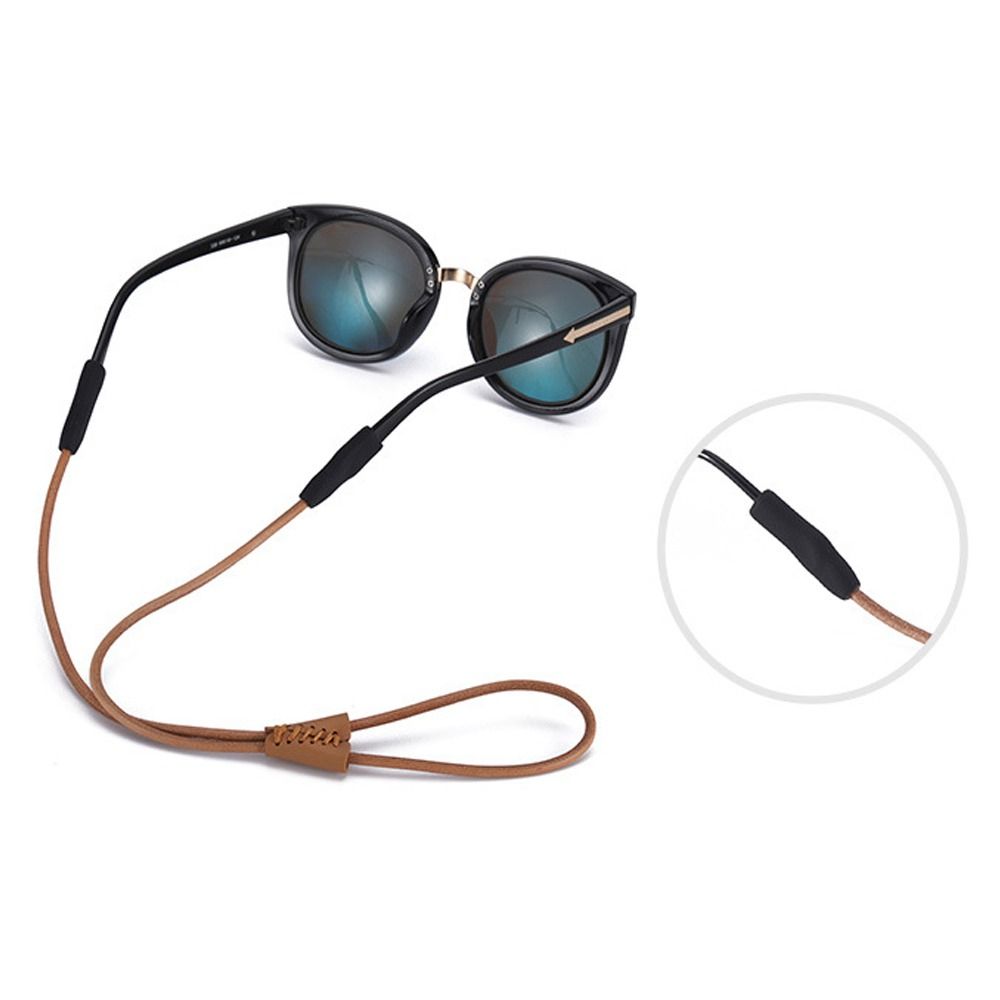 Lanyards Reading Glasses Chain PU Leather Eyewear Chain Sunglasses String Rope Eyeglasses Strap