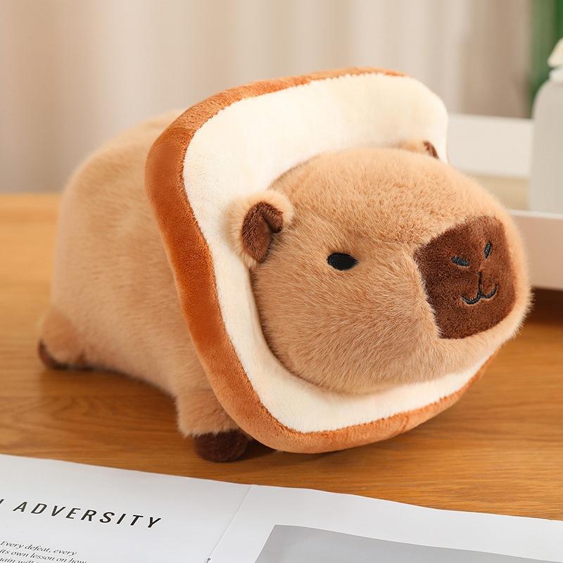 Bee Toast Transforms Into a Kapibara Capybara Plush Doll Toast Capybara Gate