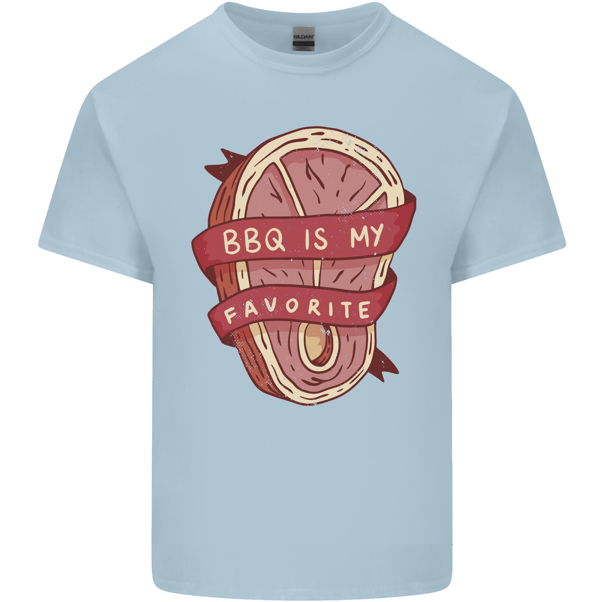 BBQ is My Favourite Funny Steak Grill Braai Unisexs Light Cotton TShirt S