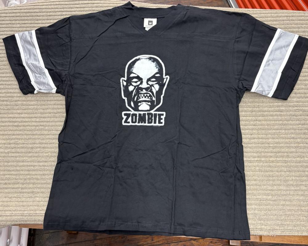

Vintage Rob Zombie Shirt Mens XL Football Tee Winterland 1999 Horror 90s USA Unisex T-Shirt XXL