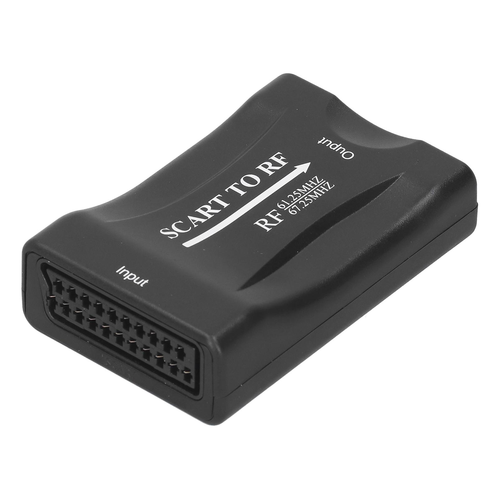 

Адаптер SCART для RF видео для RF 67,25 МГц 61,25 МГц Выходной преобразователь для ТВ-бокса