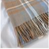 Women's Simple Versatile Palid Tassel Scarf Stylish Unisex Warm Neck Scarf Autumn Winter Thickened Coldproof Wrap Scarf