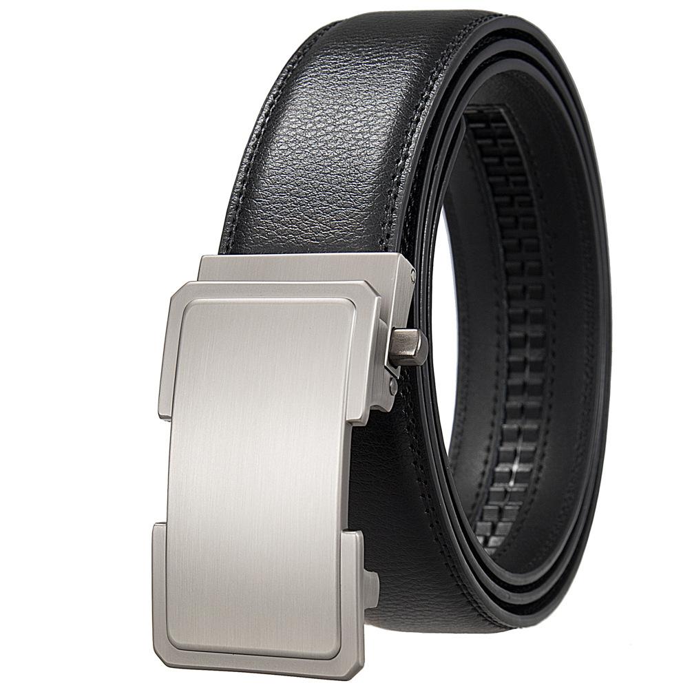 Belt Belt, Two-Layer Leather Belt, Automatic Buckle Belt Ly36-25568-1