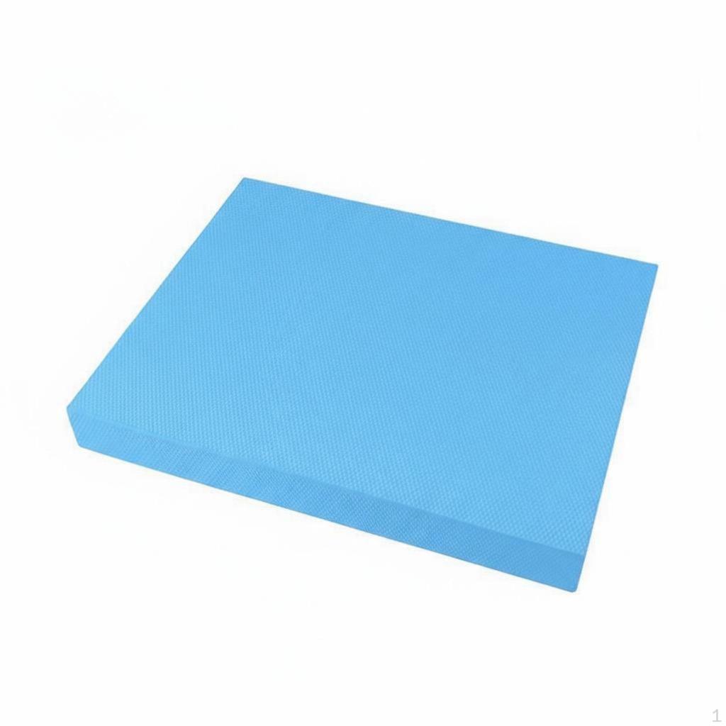 Thick Foam Exercise Mat Supportive Cushioning Shock Absorbing Stability Board Pad High Responsive