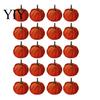 Plush Pumpkin Decor for Fall 20 PCS Velvet Decorative Ornaments, Multi-Color Artificial Harvest Pumpkins Home Mantel Table Shelf, Farmhouse