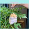 Soft And Cuddly Miniature Hamster Stuffed Toy Keychain For Cute Bag Accessories