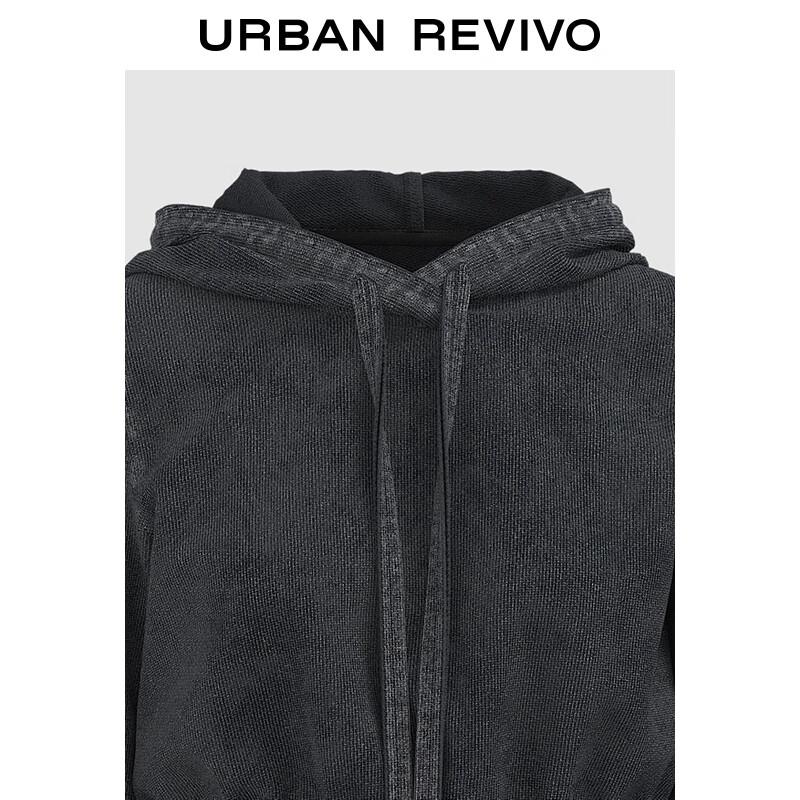 UR Women's Hooded Drawstring Short Sweatshirt