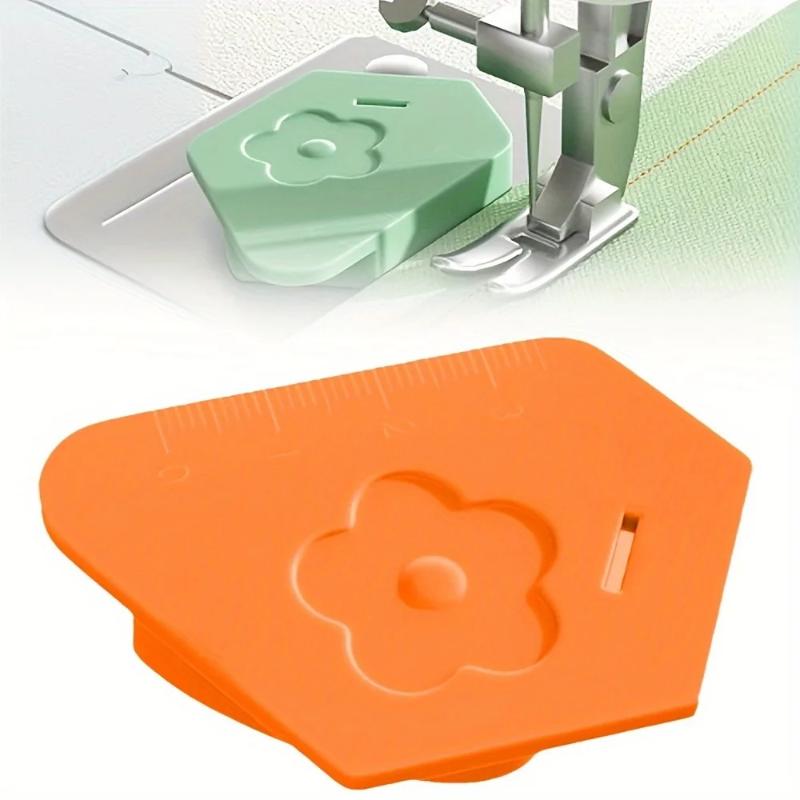 Adjustable Magnetic Sewing Guide–Anti-Slip Ruler&Hemmer Attachment, Strong Grip for Straight Stitches&Even Seams,Multifunctional