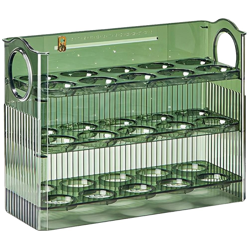 

30 ячеек, ящик для хранения яиц, держатель для яиц, большая емкость, органайзер для яиц, прозрачный домашний контейнер для яиц для холодильника