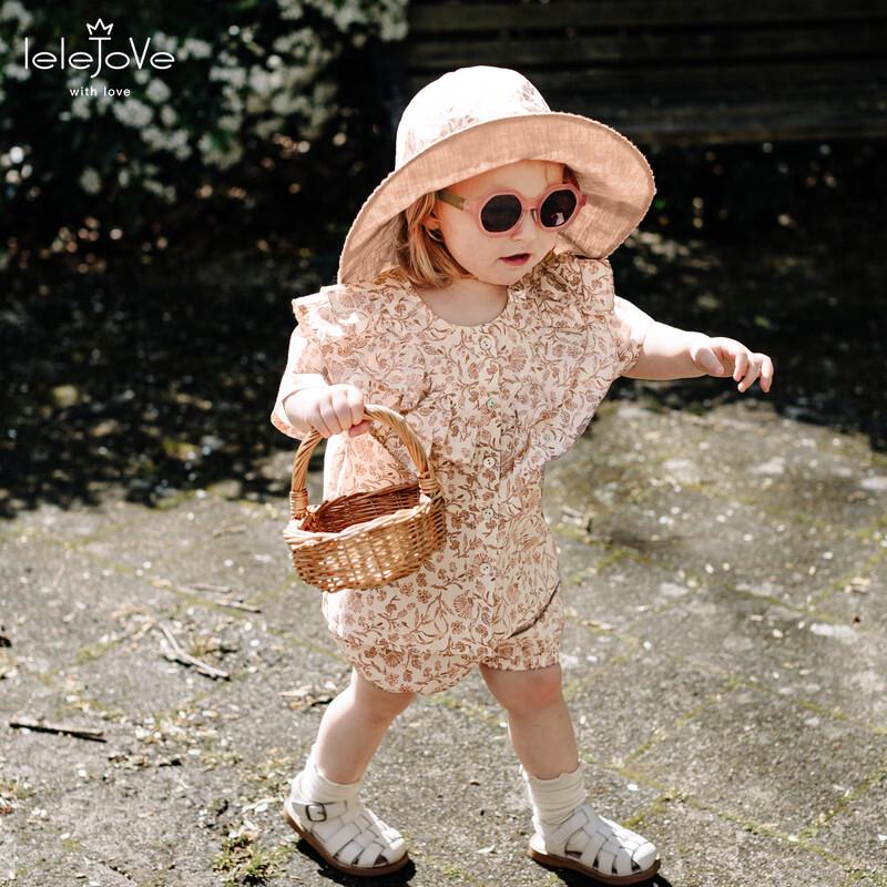 LELE JOVE Tencel Nordic Floral Lightweight Cool Shorts