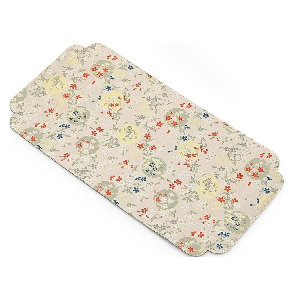Retro Fabric Tablecloth Double Sided Tea Banquet Coaster Teapot Mat  Living Room