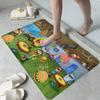 Cartoon S-Sponge-B-Bob Door Mat Nordic Style Bedroom Living Room Doormat Home Balcony Anti-Slip Alfombra