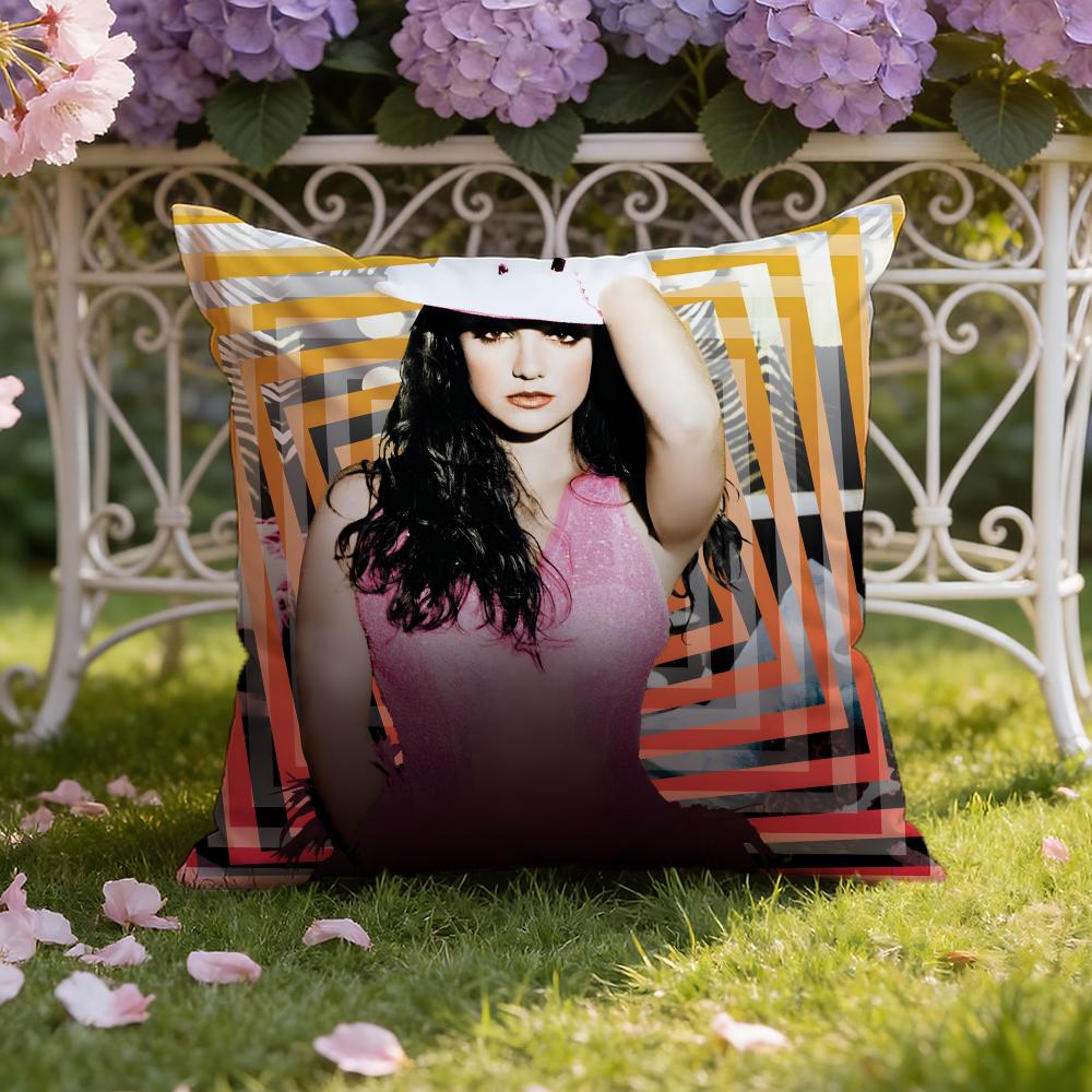 B-Britney J-Jean Наволочка-подушка для дома и автомобиля, двойного назначения: Двусторонняя конструкция для максимального комфорта 30cmx30cm