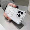 Cute Line Cat Pattern Phone Case For Xiaomi Mi 17 Pro 15 14 13 12 11 Lite 5G Mi 15 T Pro 14T 13T 12T Clear Bumper Cover