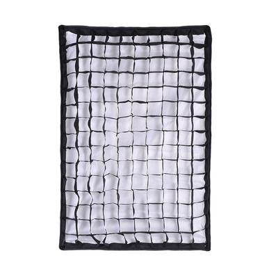 Softbox plegable cuadrado de malla de panal celular, caja de luz suave para sesiones de fotografía de estudio.