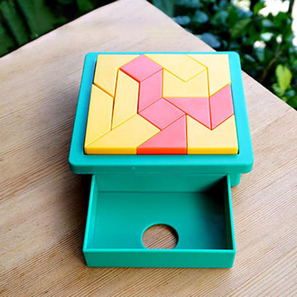 

Blocks Puzzle Brain Teasers Toy For Kids Baby Smooth Surface Colorful 3D Tangram China Mainland