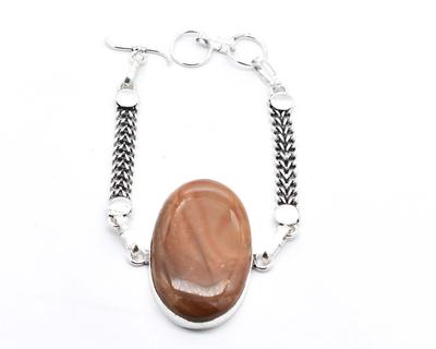 Jasper Gemstone Handmade Bracelet Jewelry 19 Gms BR 306