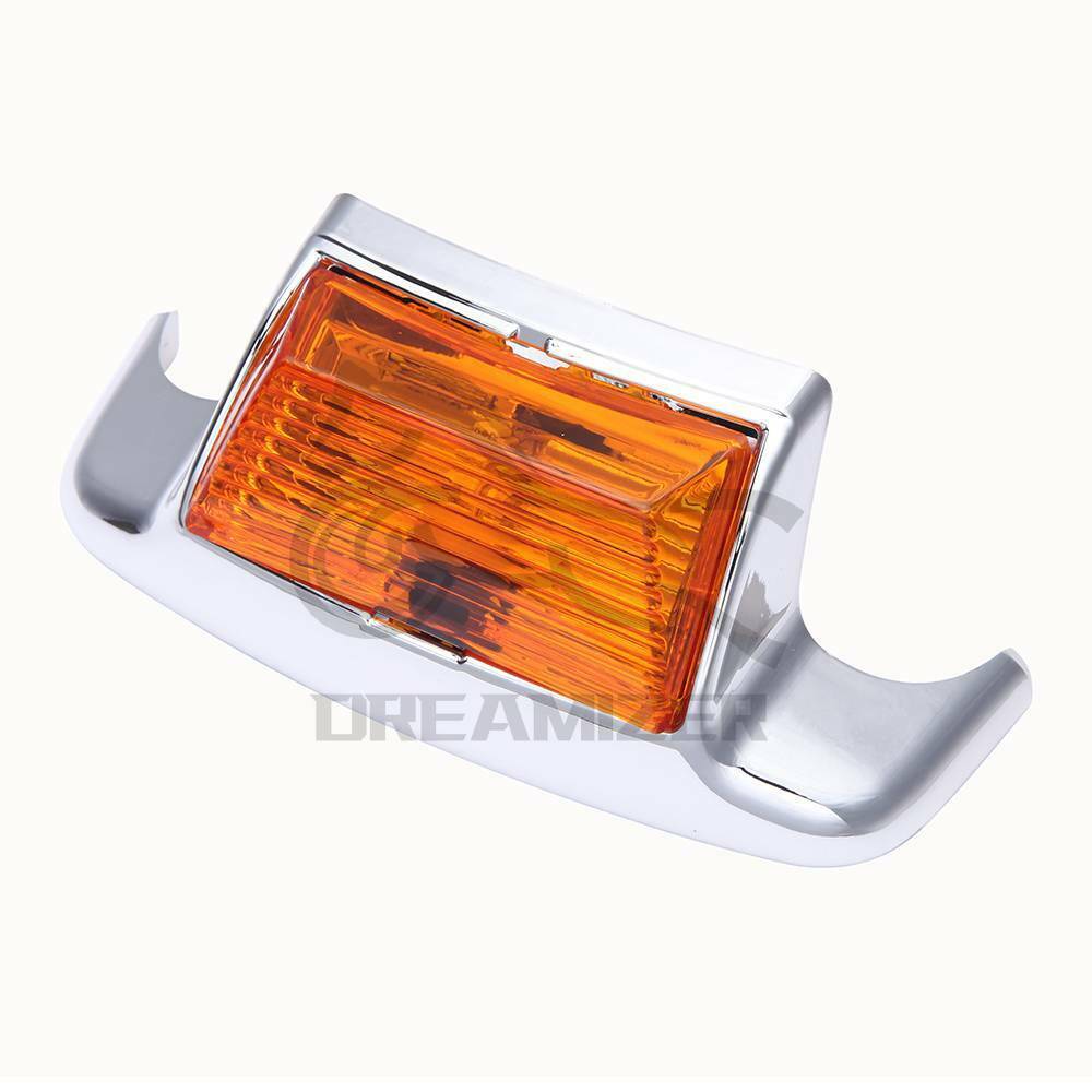 Motorcycle Front Rear Fender Tip LED Light For Harley Electra Glide Ultra Classic FLHTC FLHR Driving Brake Light