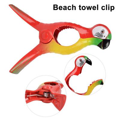 Beach Towel Clip Tropical Design Windproof Clothes Hats Bath Beach Towels Clips Portable Easy To Store Towel Clamp