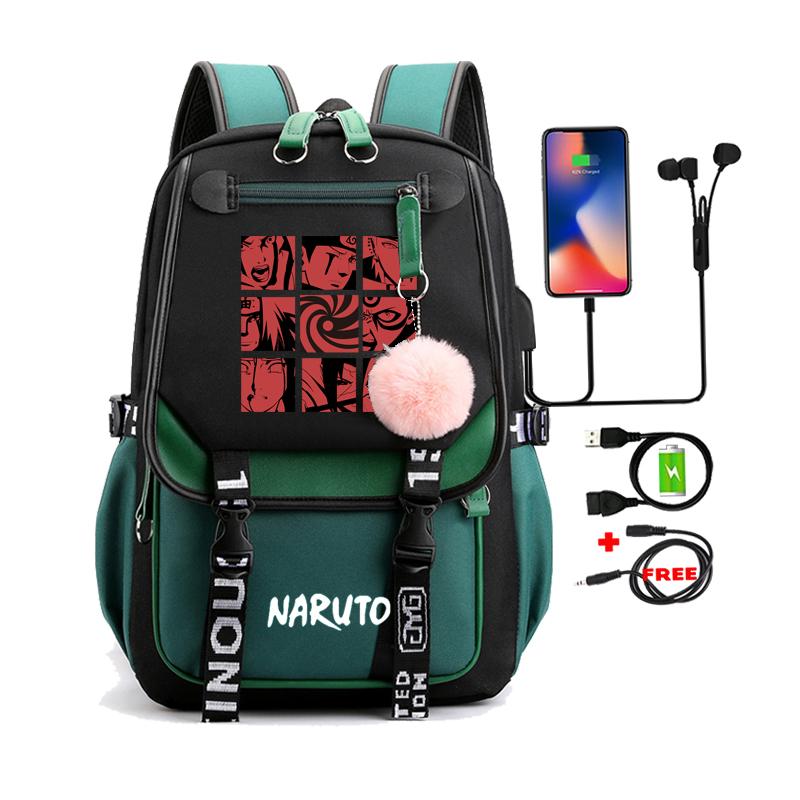 Anime Backpack Nezuko Kawaii Cartoon School Bag for Bag Manga To Travel Daily Girl Bookbag Adult Large Capacity Backpack