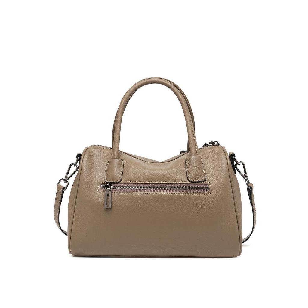 2025 Handtasche aus echtem Leder im Boston-Kissen-Stil: Frühlings- & Herbstmode Einseitige Pendlertasche SC1675