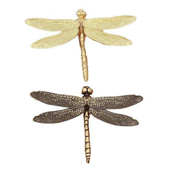 Libel Ornament Delicaat Modelleer Beeldje Vintage Koperen Dier Ornament Rustieke Stijl voor Huisdecoratie