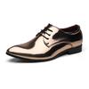 Fashion Men Formal Leather Shoes Black Pointed Toe Men Oxford Shoes  Party Office Business Casual Shoes for Men Lace-Up Mens Dress Shoe