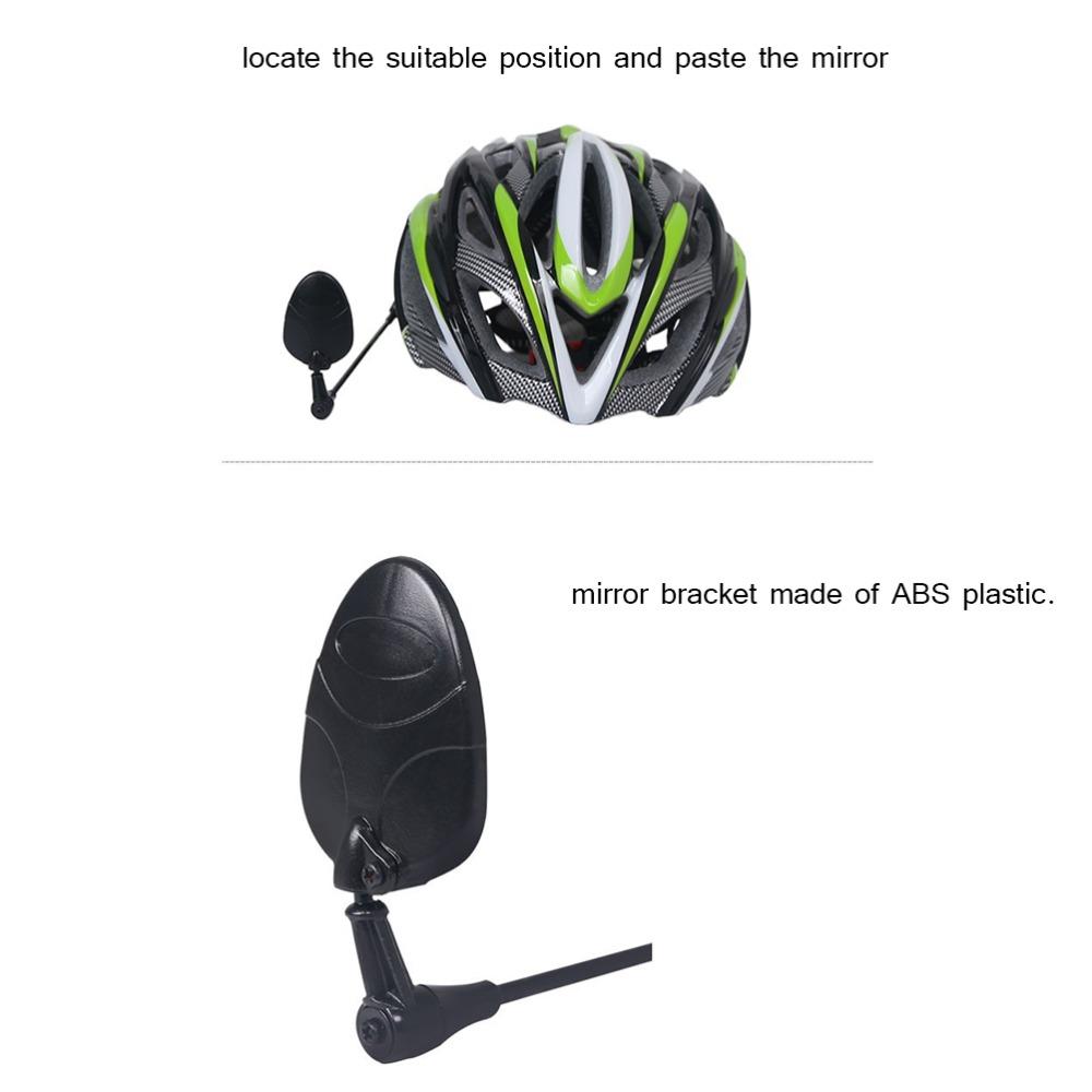 Lightweight Helmet Rearview Mirror Easy To Install Rearview Mirror  for Cycling,Riding