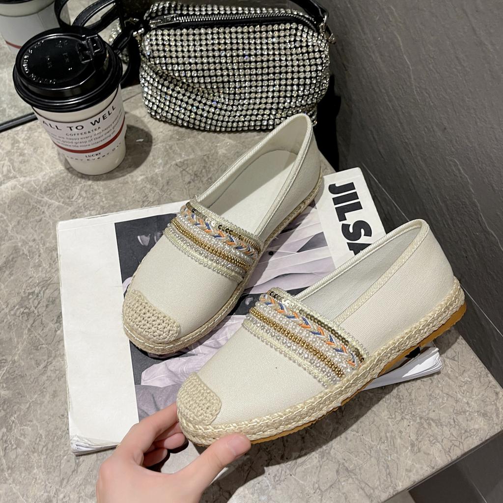 22 new lazy fisherman shoes temperament casual flat single shoes Doudou shoes