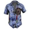 Europe et États-Unis 1116 nouvelle chemise décontractée polyvalente tendance de haute qualité à manches courtes à revers