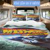 Back to the Future Pattern Bedding,Quilt Set Quilt Cover Pillowcase Home Birthday Gift (1*duvet cover+2*pillowcase,without core)FSJT261012398