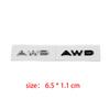 For  MKZ Continental Modified Car Rear Logo MKC MKX Rear Trunk Logo 2.0T 3.0T AWD Displacement Logo English Car Logo