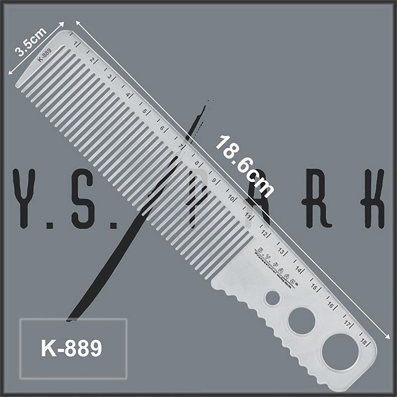 Transparent Salon Hair Comb With Professional Barber Hairdressing Scale Comb