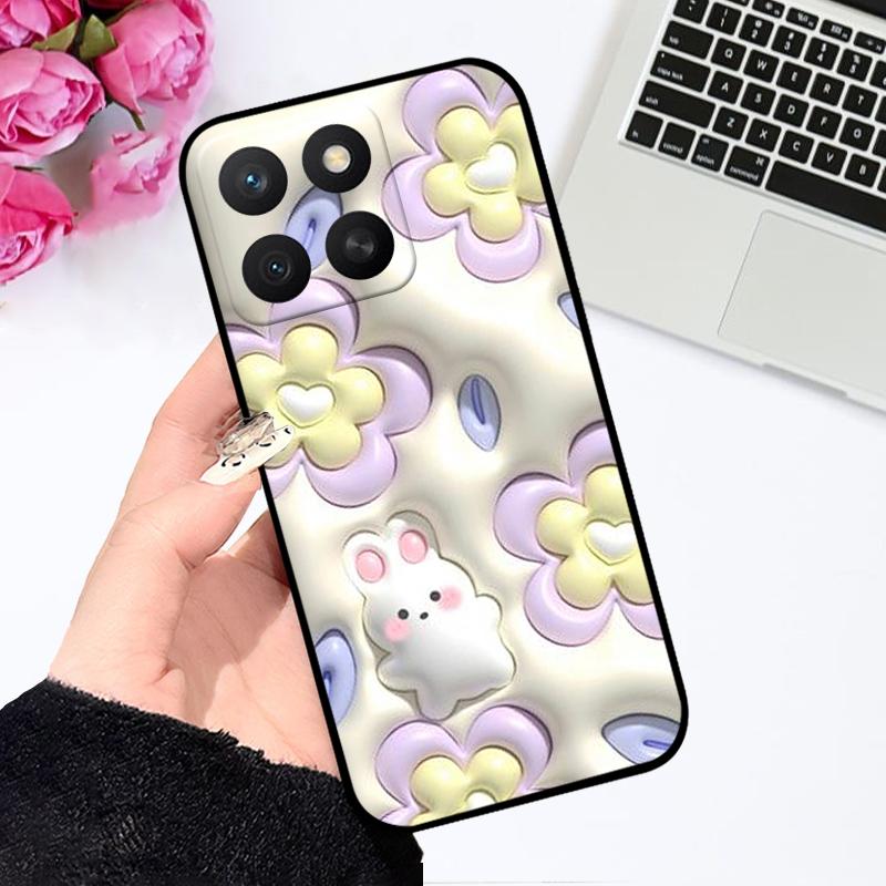 For Honor X8c Case HonorX8C TPU Soft Silicone Cute Astronaut Phone Printing Cover For Huawei Honor X8c Cases ABR-LX3 Fundas Capa