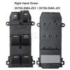 35750SWAK01 35750-SWA-K01 35760-SWA-J01 35750-SWA-Z01 35750-SWA-J01 Power Window Switch for Honda CRV 2007 2008 2009 2010 2011