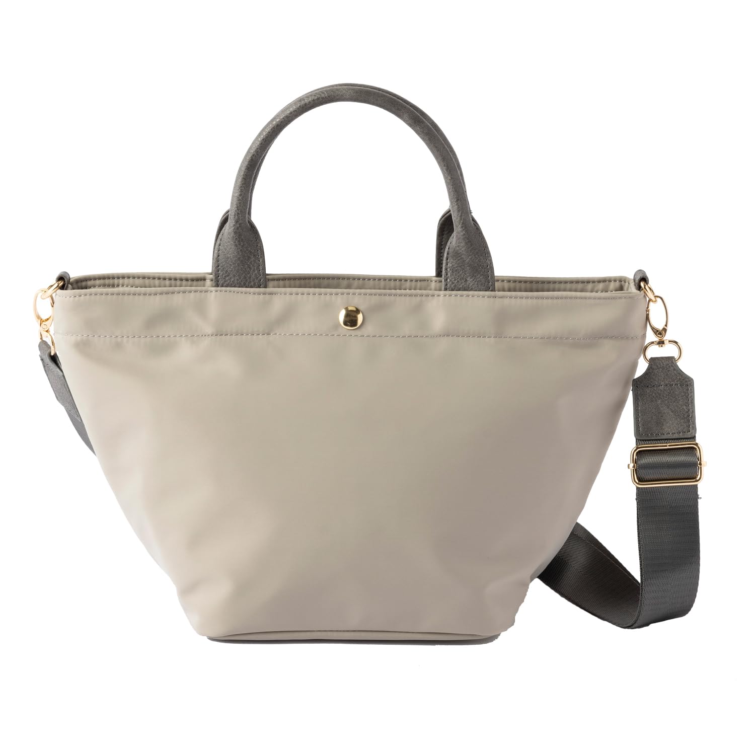 

Kagonomori Tote Shoulder Perfect for Women s 2-Way Bag, Lightweight, Water-Repellent Nylon, Bag, Commuting, Crossbody, 501-12 [Gray] сірий колір