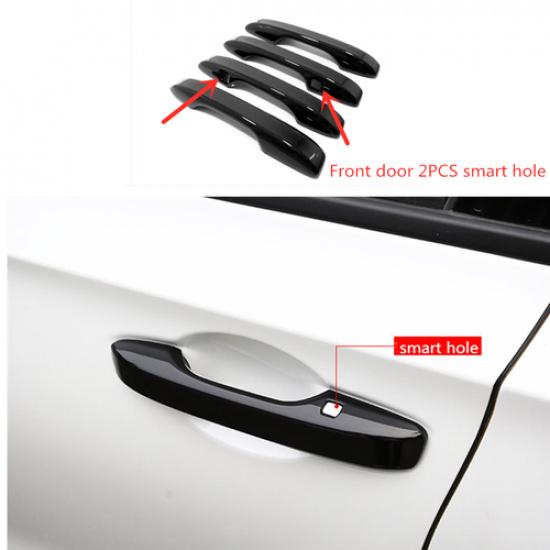 Bright black Before&After Car Door Handles Cover Trim For Honda HR-V HRV