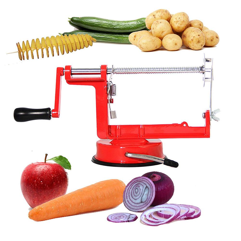 Potato Spiral Cutter Chips Stainless Steel Vegetable Slicer Kitchen Tools