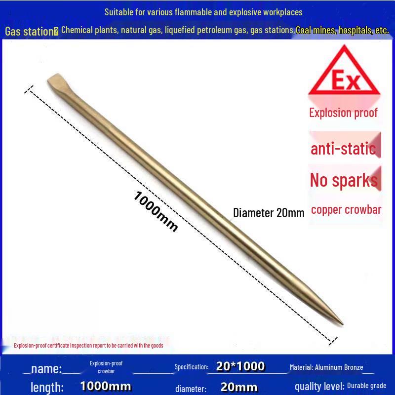 Explosion-Proof Copper Crowbar