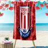SCFC Logo Beach Towel, Large Soft Quick Dry Towel for Beach Camping Swimming