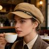 Trendy Beret French Elegant Painter Hat Oversized Fashion Decorative Charm Cabbie Hat for Outdoor Walk
