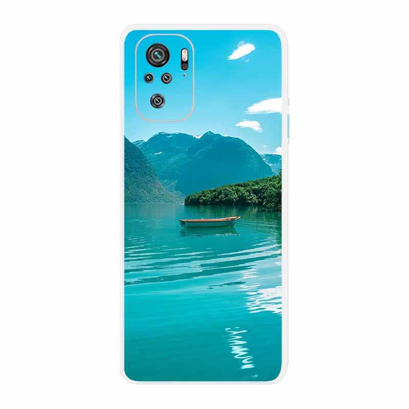 Für Xiaomi Poco M5 Klare Hülle Mode Bemalte Silikon Weiche Rückabdeckung Für Xiaomi Poco M5 Transparente Handyhülle POCO M 5 Hülle