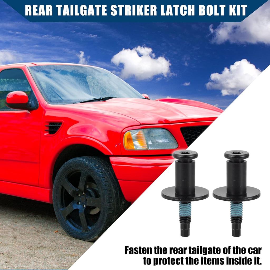 1L3Z99404A42AA / Rear/Tailgate Striker Latch Lock Bolt Kit for Ford F150 1997-2014 for Ford F250 Super Duty 1999-2016 / Tailgate Striker Lock Bolt